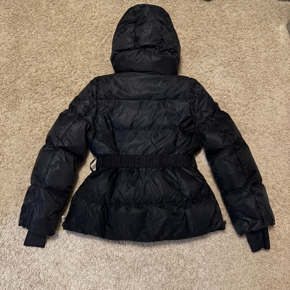 Goldbergh Snowmass Ski Jacket Coat Black NWT US 10 Waterproof Down - Picture 3 of 7